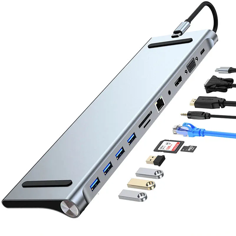 11-in-1 Dock USB C Hub