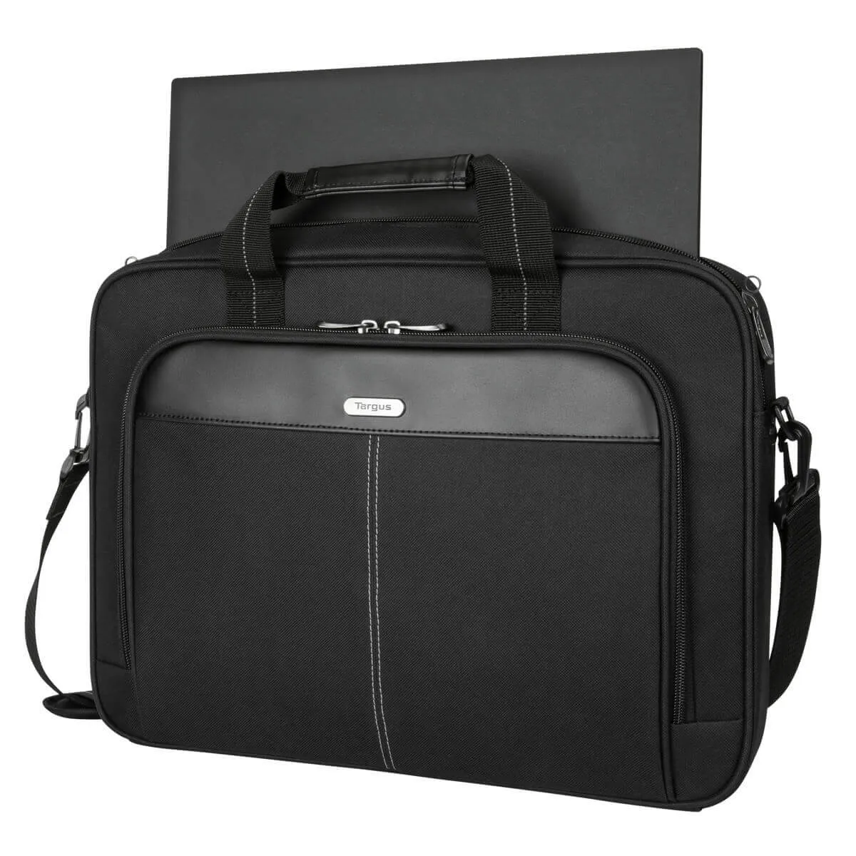 15.6" Classic Slim Briefcase - Black