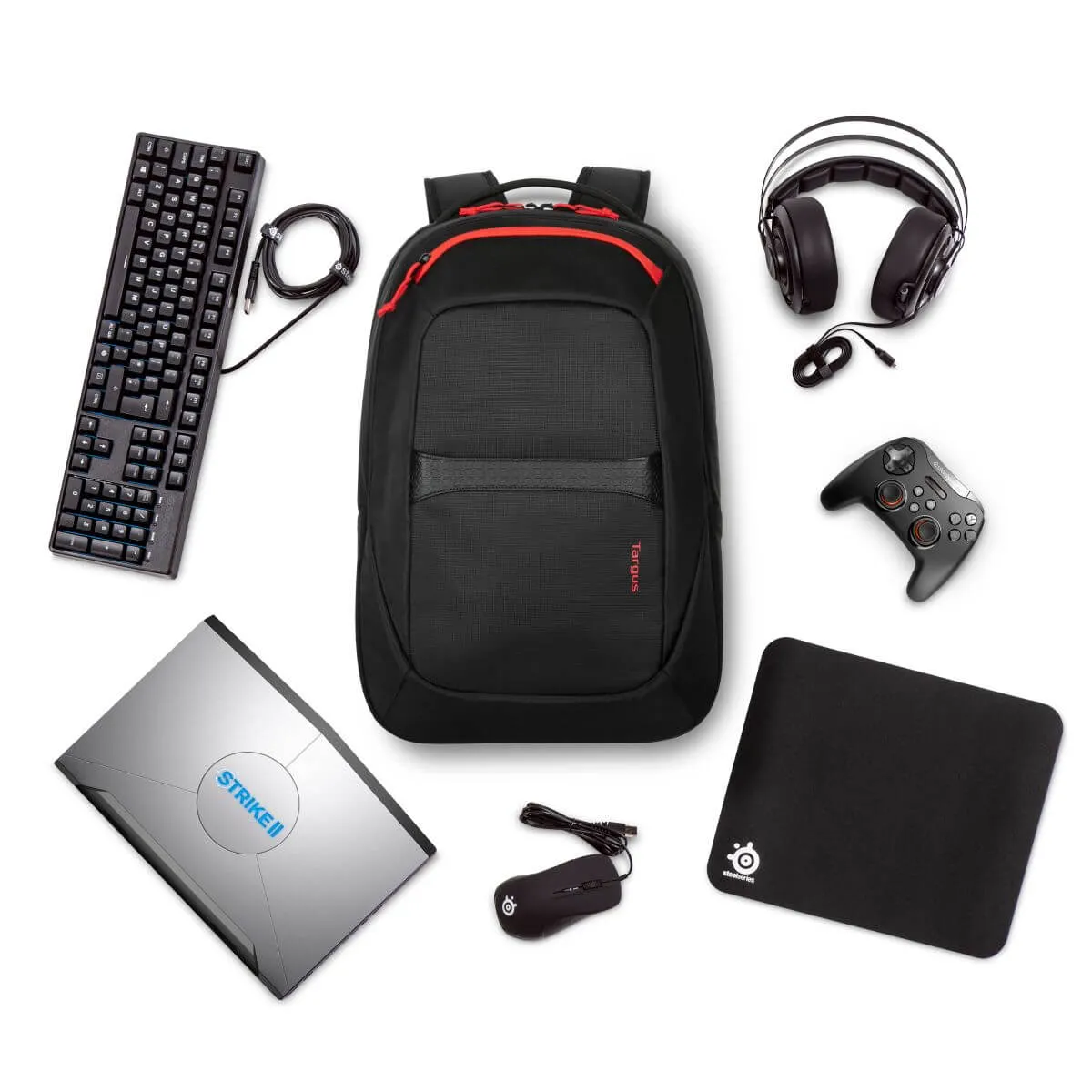 17.3” Strike II Gaming Backpack - Black