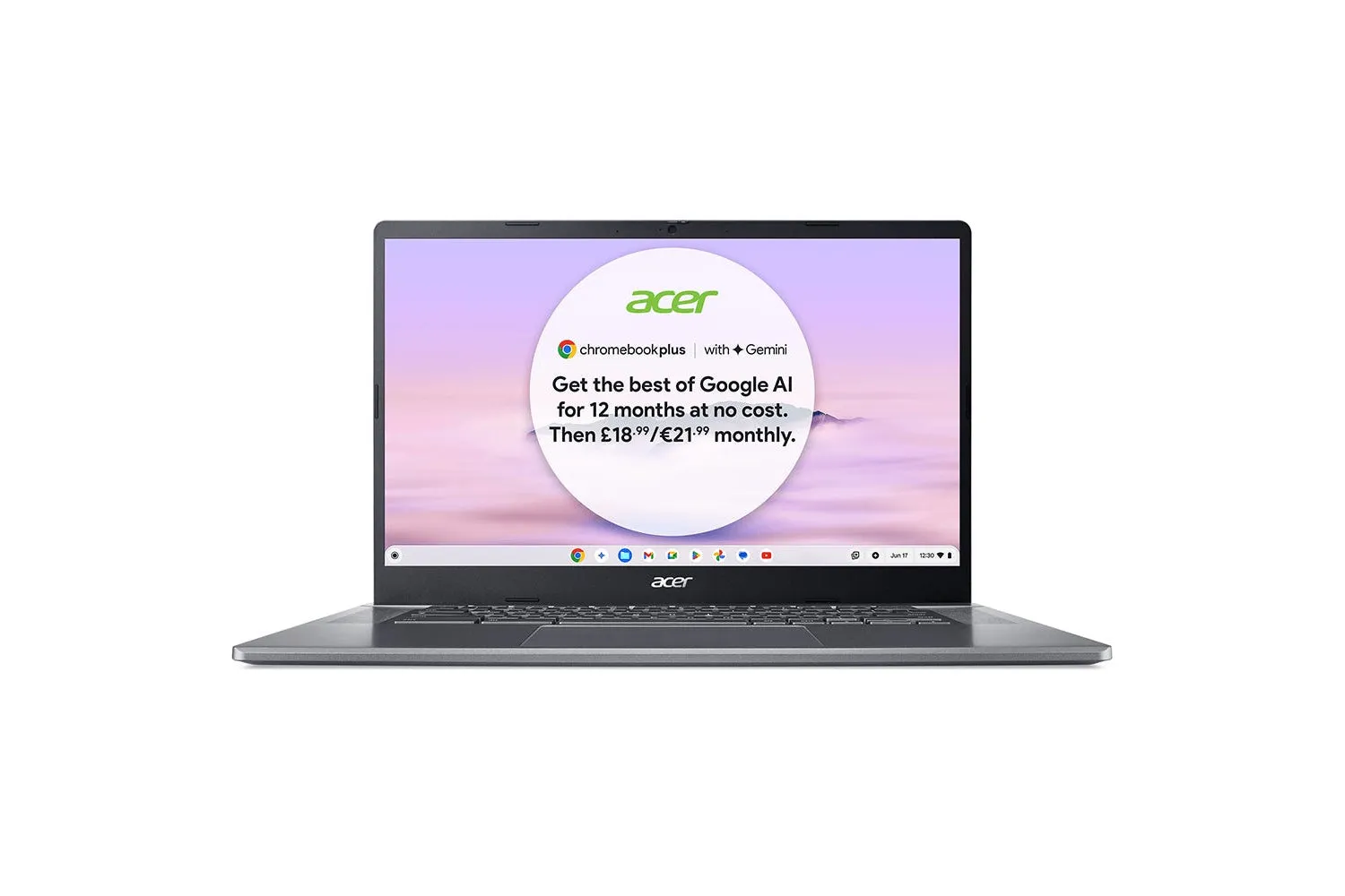 Acer Chromebook Plus 515 CB515-2H 15.6" Core i5 | 8GB | 256GB | Grey