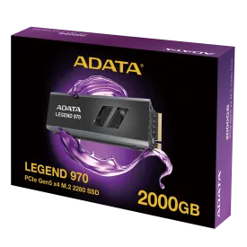 Adata Legend 970 - Ssd - 2000 Gb - Pci Express 5.0 X4 (Nvme)