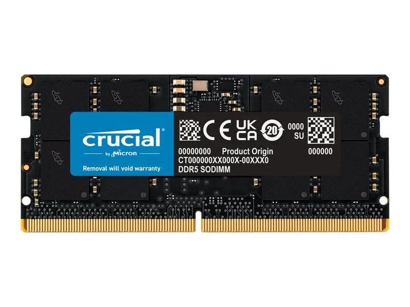 Crucial Ram - 16 Gb - Ddr5 4800 So-Dimm Cl40