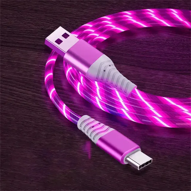 Fast Charging LED USB C Cable