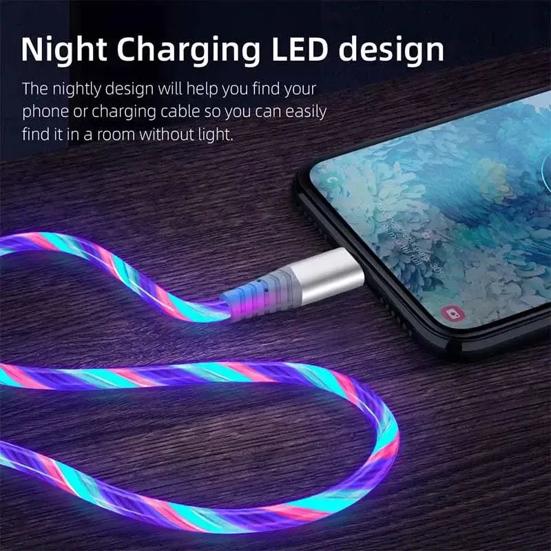 Fast Charging LED USB C Cable