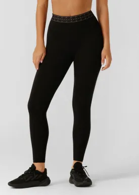 High Definition Zip Pocket Full Length Leggings