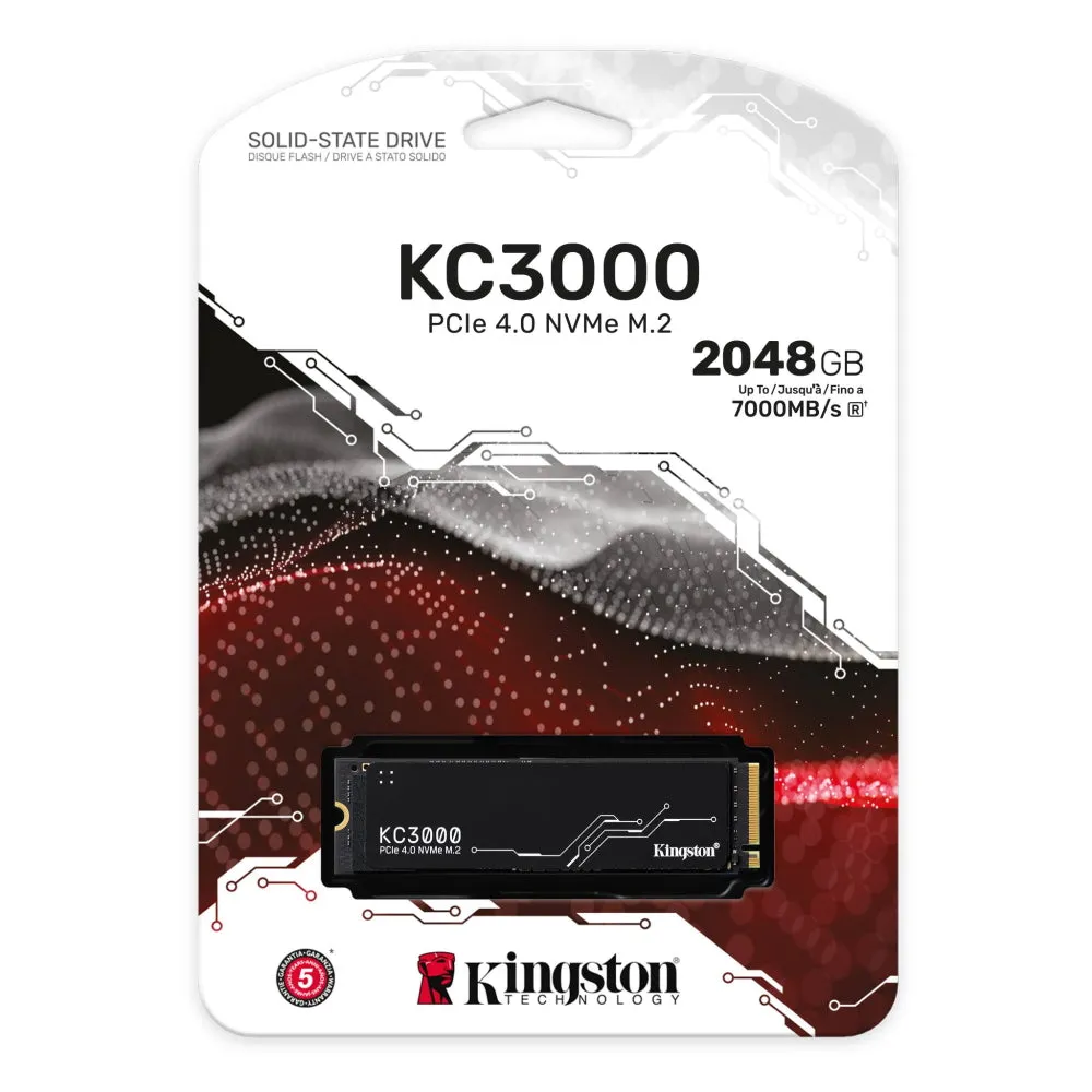 Internal SSD Kingston KC3000 (SKC3000D), 2TB, M.2 2280