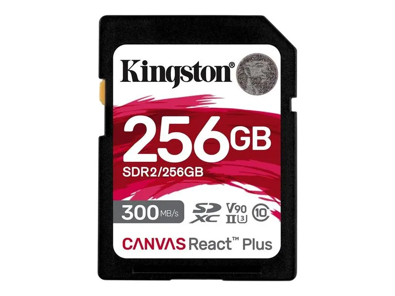 Kingston Canvas React Plus - Flash Memory Card - 256 Gb - Sdxc Uhs-Ii