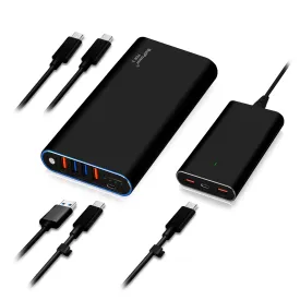 Laptop USB-C External Battery and Charger Combo for Apple MacBook Pro Air USB-C Laptop External Battery PD USB-C Power Bank Portable Charger 98Wh/148Wh/210Wh