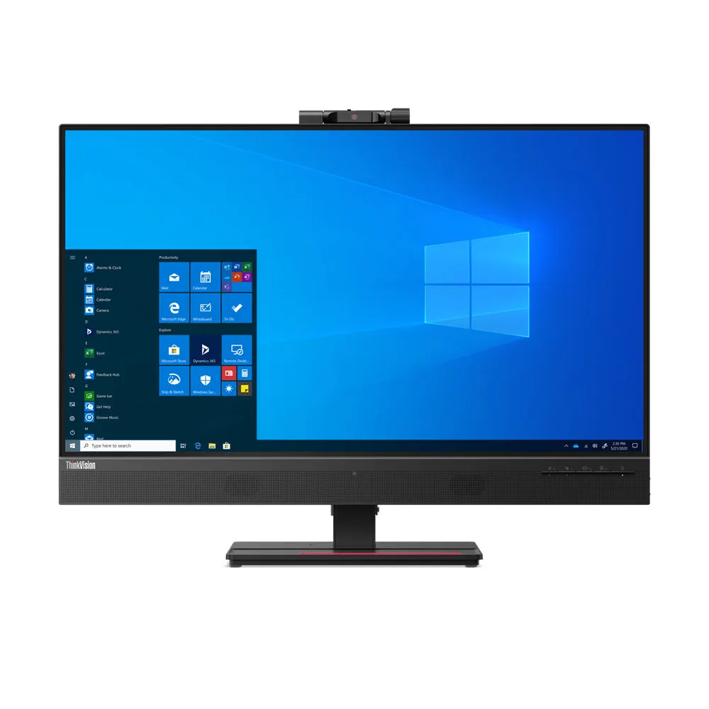 Lenovo Thinkvision T27hv-20 - Led Monitor - 27" - 2560 X 1440 Qhd @ 60 Hz - Ips - 350 Cd/M� - 1000:1 - 4 Ms - Hdmi, Disp