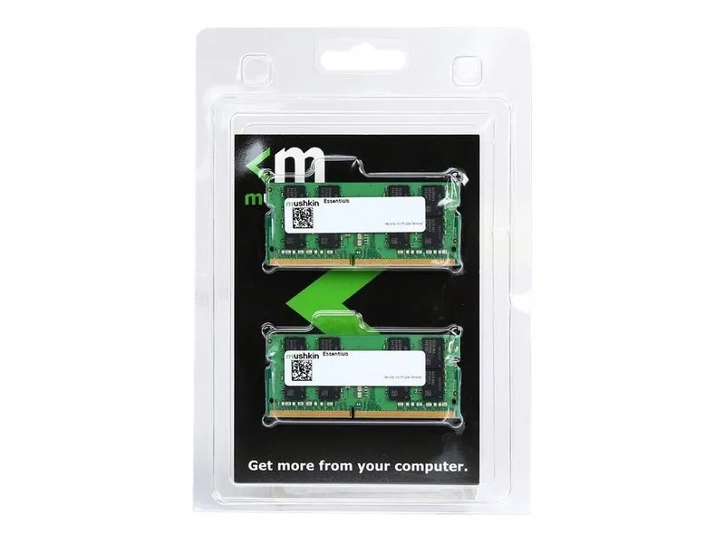 Mushkin Essentials - Ddr4 - Kit - 16 Gb: 2 X 8 Gb - So-Dimm 260-Pin - 3200 Mhz / Pc4-25600 - Unbuffered