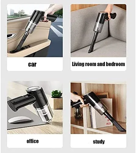 Portable Rechargeable Vacuum: 2-in-1 Cleaning Solution