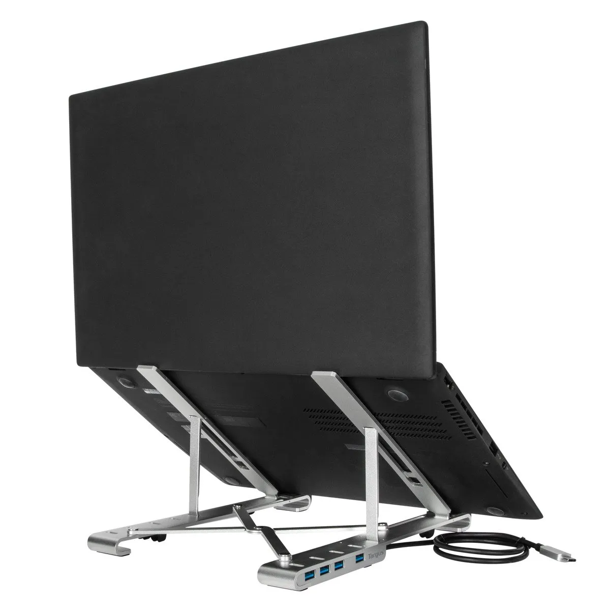 Portable Stand with Integrated USB-A Hub