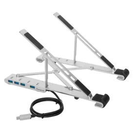 Portable Stand with Integrated USB-A Hub