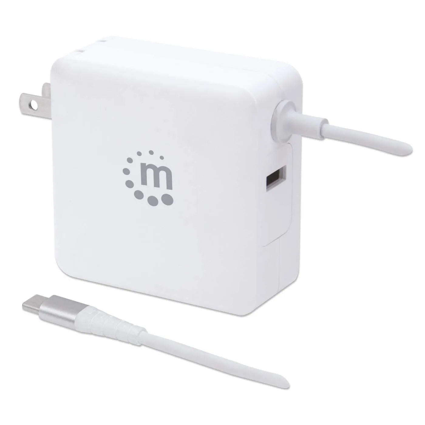 Power Delivery Wall Charger with Built-in USB-C Cable - 60 W