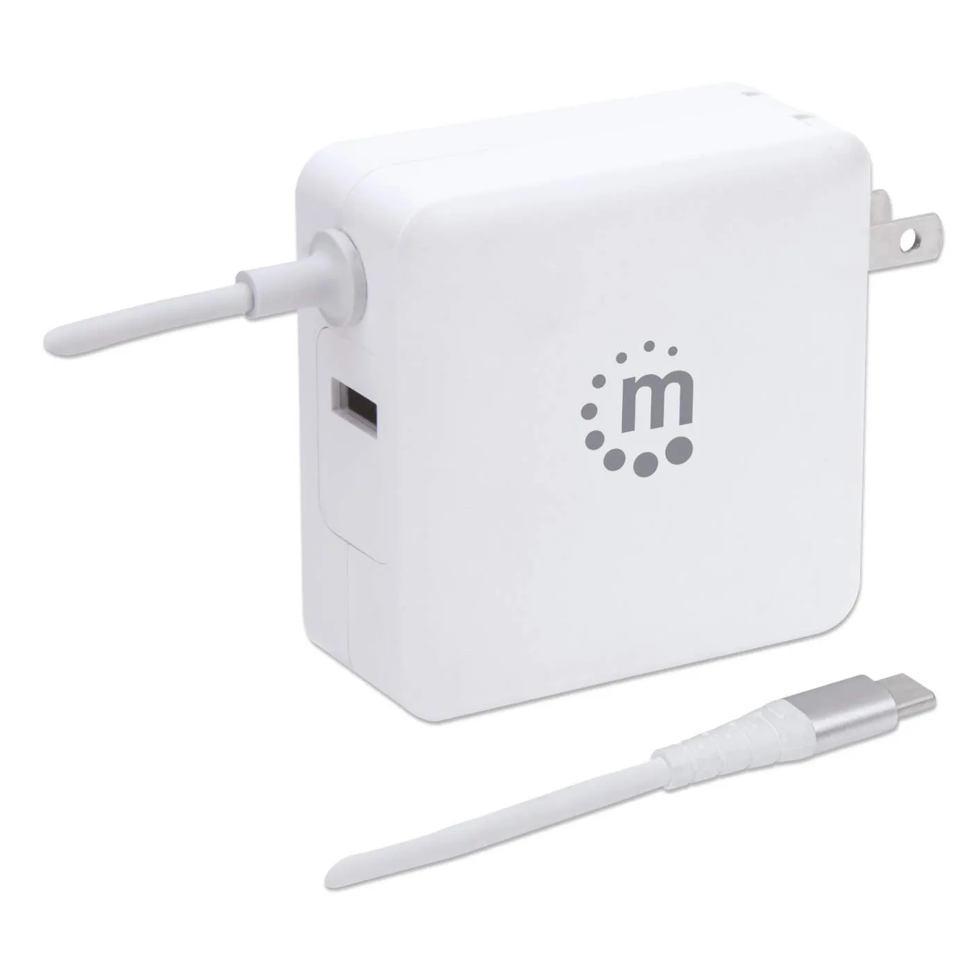 Power Delivery Wall Charger with Built-in USB-C Cable - 60 W