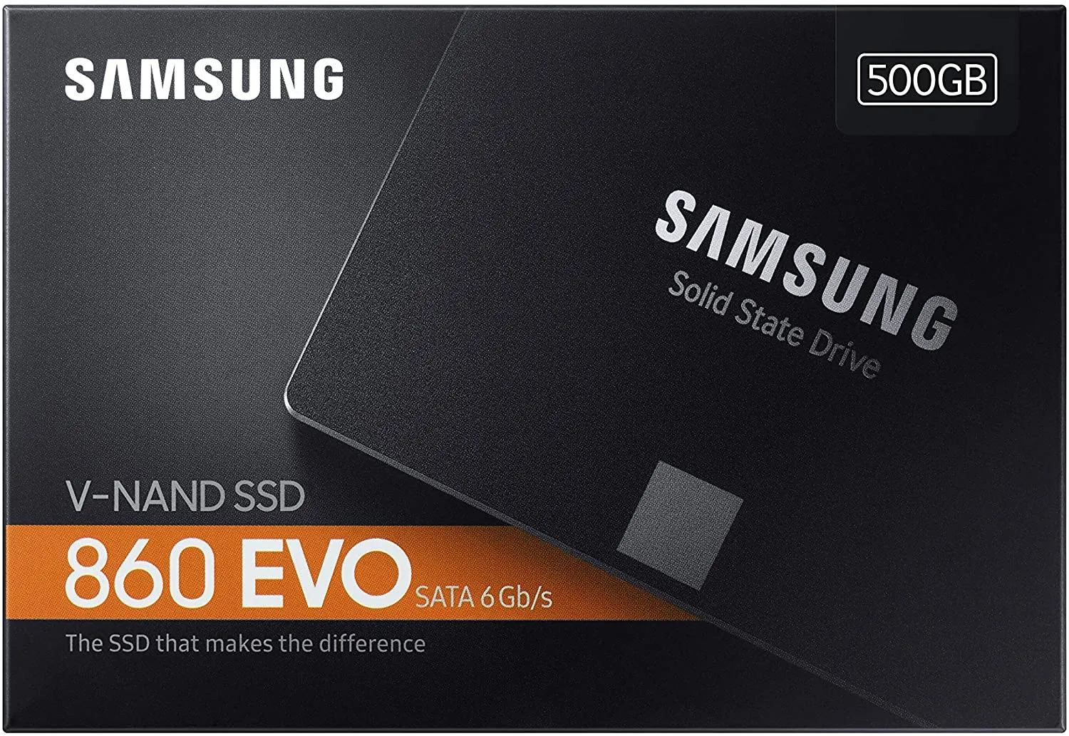 Samsung 860 EVO 500 GB SATA 2.5 Inch Internal Solid State Drive (SSD) (MZ-76E500)