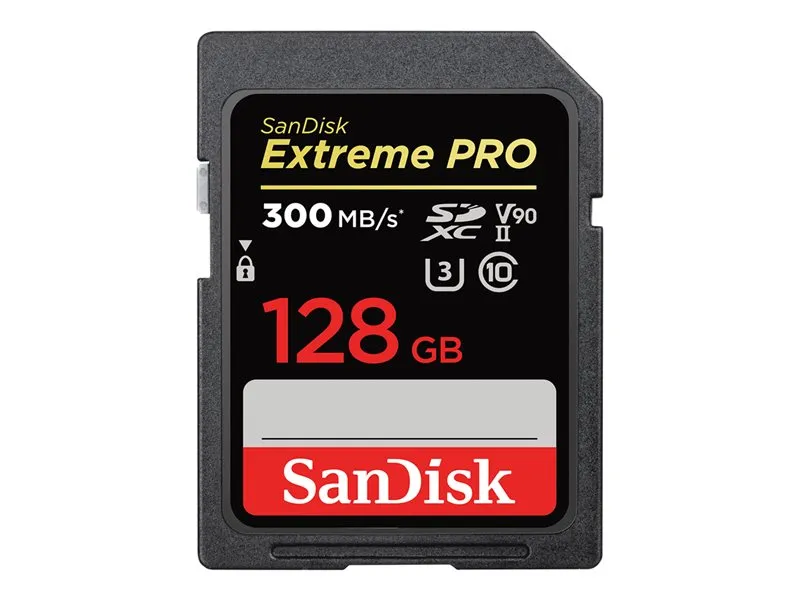 Sandisk Extreme Pro - Flash Memory Card - 128 Gb - Uhs-Ii U3 / Class10 - 1733X/2000X - Sdxc Uhs-Ii