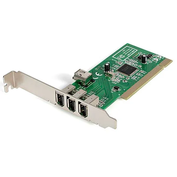 Startech.Com 4 Port Pci 1394A Firewire Adapter Card - 3 External 1 Internal Firewire Pci Card For Laptops (Pci1394mp) -