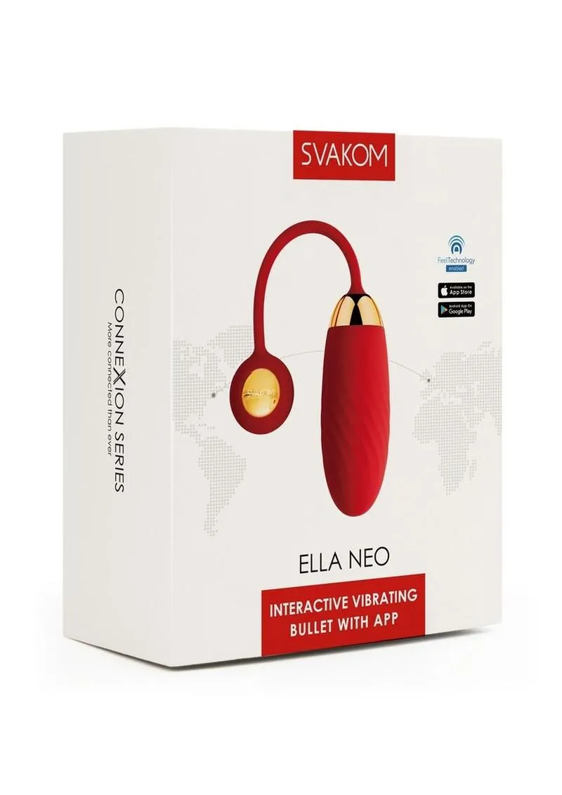 Svakom Ella Neo Silicone Interactive Bullet Vibrator