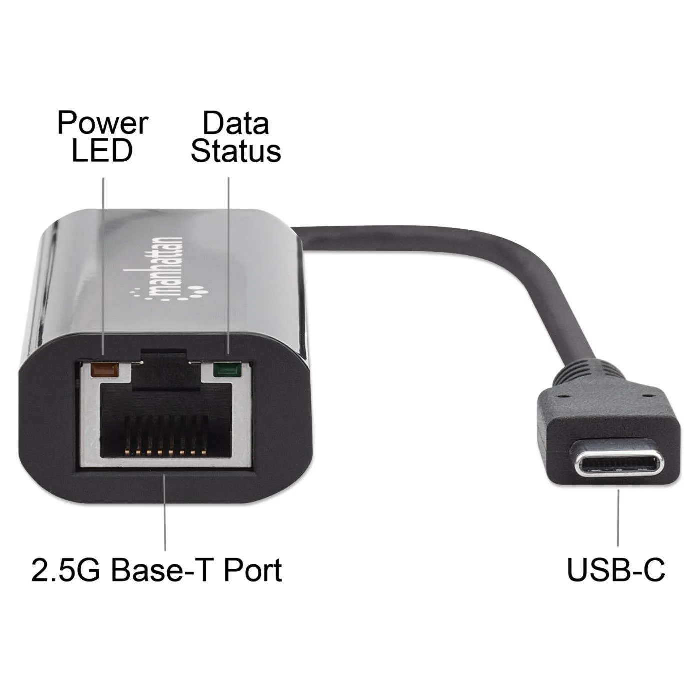 USB-C to 2.5GBASE-T Ethernet Adapter