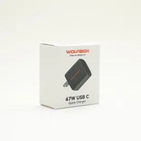 WOLFBOX Versatile 65W USB C Charger for Jump Starter and Tire Inflator